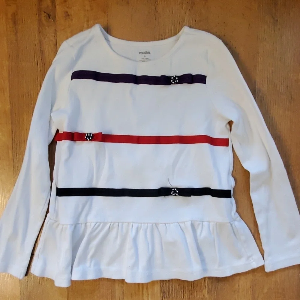 Gymboree Girls Purple BIG SISTER Long Sleeve Outfit Size 9‎